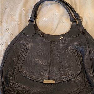 Tods handbag blue leather